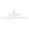 Ekena Millwork Richland Architectural Grade PVC Gable Bracket, 96"W x 28"H x 6"D x 6"F, 7/12 Pitch GBP096X28X0606RIC00 - alternate 5